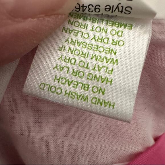 Lilly Pulitzer Pink Embroidered Shift Dress 2 - Picture 8 of 9